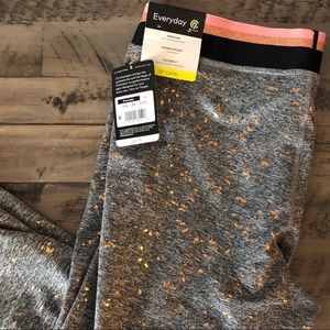 Champion Rose Gold Fitness Capri Leggings NWT